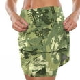 thumbnail image 4 of Jxximdong Skorts for Women Women's Fashionable Athleisure Skirt With Pockets Camouflage Printed Mid Rise Skirts Tennis Skirts Green XL Culottes, 4 of 9