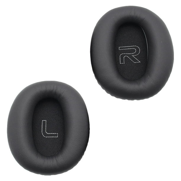 Methold Almohadillas para los oídos Cojín Auriculares Protección auditiva Cancelación de ruido Orejeras Reemplazo de auriculares sobre la Relojes inteligentes Negro