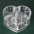 thumbnail image 4 of Transparent acrylic storage box Love lipstick eyebrow brush, 4 of 4