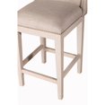 thumbnail image 4 of Bowery Hill Contemporary Non Swivel Counter Height Stool in White (Set of 2), 4 of 9