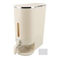 thumbnail image 2 of Rice Storage Bucket,Press Type Double Sealing Rice Bin Rice Storage Container Pet Food Dispenser Beans Grains Storage Bin For Flour Sugar Coffee Rice Nuts Snacks, 2 of 8