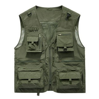 Multi Pocket Loose Cargo Vest Men Womens Military Fans Tactical Vest Jacket  Outdoor Hiking Travel Camping Fishing Vest - AliExpress