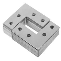 Hemoton 40PCS L Shaped Corner Braces L Brackets Shelves Corner Fasteners Stainless Steel Angle Brackets for Wood Furniture Heavy Duty Right Angle Bracket Corner Braces