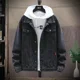 thumbnail image 3 of Abrigos de mezclilla para hombre con bordado Chaqueta vaquera para hombre Ropa de abrigo de invierno de carga azul Joker Korea al precio más bajo Marca de moda Y2k G, 3 of 5