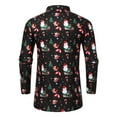 thumbnail image 3 of IROINNID Discount Button Down Shirts for Men Autumn And Winter Christmas Shirt Long Sleeve Top,Multicolor, 3 of 3