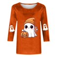 thumbnail image 4 of Bovemsi Business Casual Tops for Women Soft Multi‑Holiday 3/4‑Sleeve Printed Graphic Pieces Fashion Outfits Clothes XXXL, 4 of 4