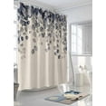 thumbnail image 3 of Fsddascl Retro Leaves Shower Curtain Set - Extra Long 72" x 96" Washable Curtain with 12 Hooks, Farmhouse Spring Botanical Eucalyptus&nbsp;Sprigs Waterproof Fabric Stall Shower Curtains for Bathroom, 3 of 6