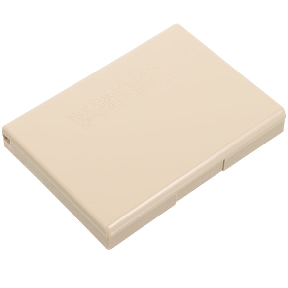 LOLIPPYY Archival Ink Pad Beige Para Oficina Y Manualidades Con Estuche Plástico Seguro