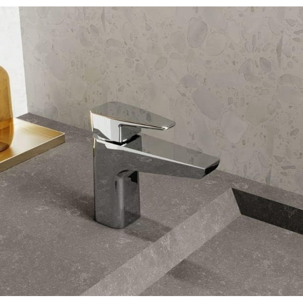 Mezcladora Para Lavabo Monomando Cromo Helvex Piazza Pia 100 Helvex PIA 100 Walmart en linea