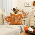 thumbnail image 3 of Fall Pillow Covers Set of 4 Polka Dots Buffalo Plaid Pumpkins Truck Eucalyptus Leaves Throw Pillowcases, 3 of 6