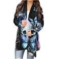 thumbnail image 1 of Cárdigan de mujer Cárdigan de frente abierto Cárdigan estampado de moda Cárdigan de manga larga Blusa informal suelta Tops Odeerbi ODB-2, 1 of 5