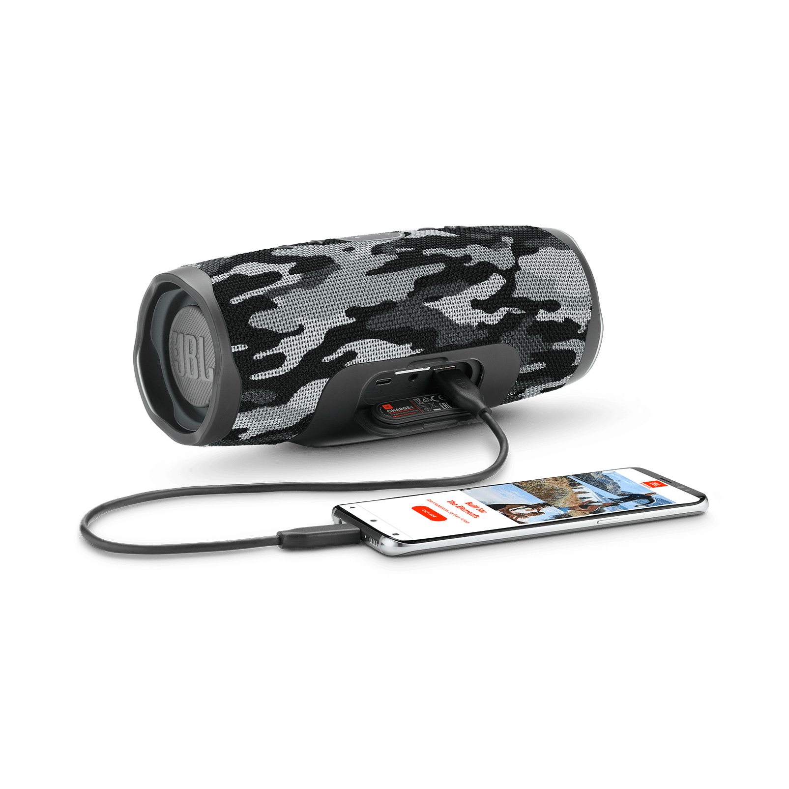 JBL Charge 4 - Waterproof Portable Bluetooth Speaker with Powerful