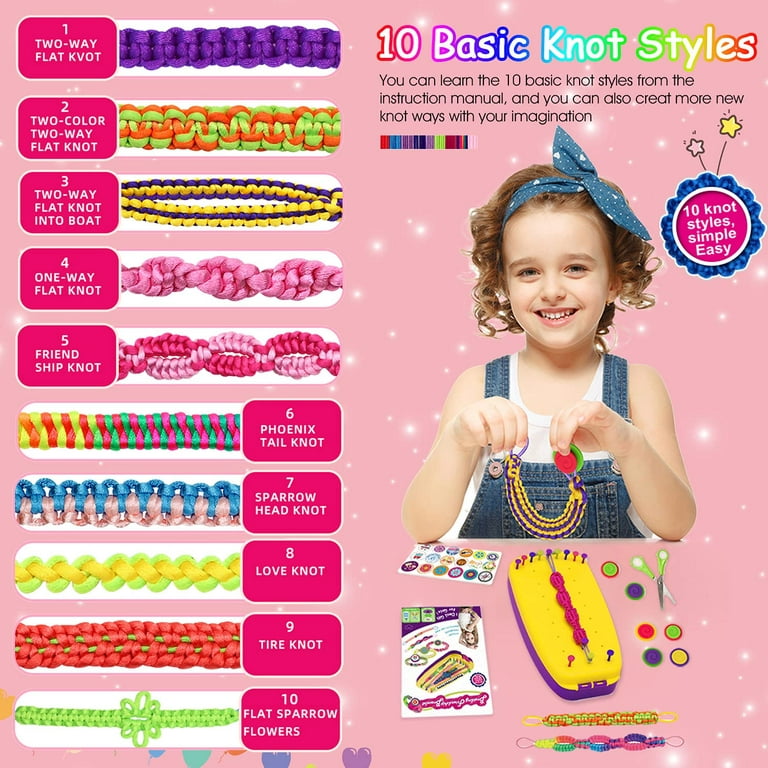 IQKidz Friendship Bracelet Maker Kit - Making Bracelets craft Toys