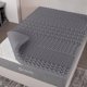 thumbnail image 1 of Colchoneta de Memory Foam con Gel, Sobrecolchón Topper 7 Zonas de Presion, Confort Acolchado, Cama Suave, Soporte Premium para Espalda, Protector de colchones 5 cm (Matrimonial, Azul), 1 of 6