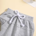 thumbnail image 7 of Splozh Baby Boy Clothing Sets Infant Newborn Toddler Boys Girls Long Sleeve Solid Shirt Tops Pants 2PCS Kids Set Outfits for Kids Clothes,GN1,6-12 Months, 7 of 7