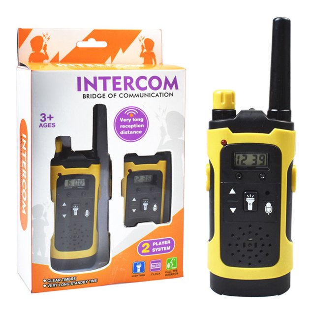 Uinagy Interphone Sans Fil Intelligent Longue Portée Interaction Parent-Enfant Maison de Jeu pour Enfants Jouet Interphone