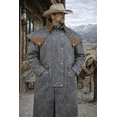 thumbnail image 4 of XL  Mens Oilskin Western Australian Waterproof Duster Coat Jacket 23101GR, 4 of 5