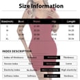 thumbnail image 3 of Women's Fashion Casual Color-Block Sexy V-Neck Slim-Fit Knitted Bodycon Dress Khaki XL, 3 of 8