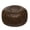 Deep Coffee (No Stuffing), variant on Unstuffed Moroccan Storage Pouf Foot Stool Ottoman Seat, No Filler Included, Handmade Faux Leather Bean Bag Floor Chair Foot Rest for Living Room, Bedroom or Balcony, Brown