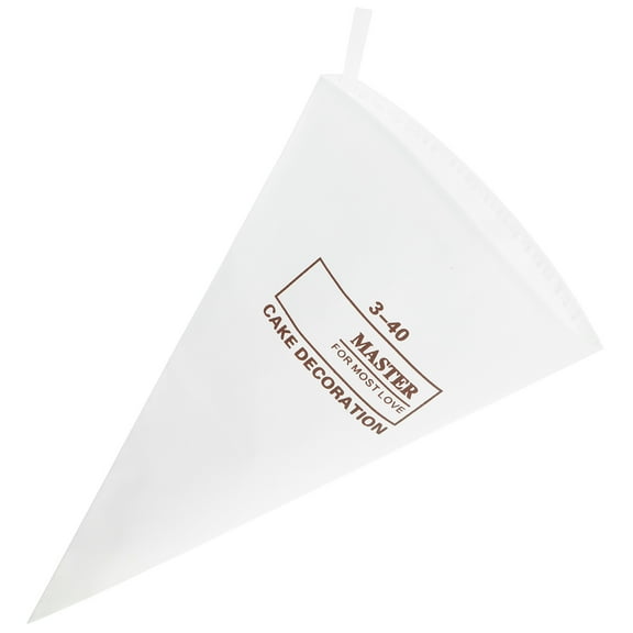 IBASETOY Reusable Pastry Bag for Baking Decoration Made of Cotton Canvas White Color 1 Set