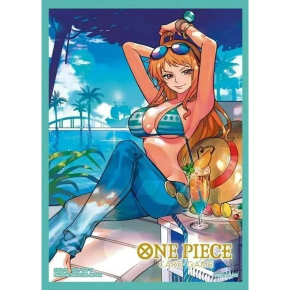 One Piece Trading Card Game Assortment 4 Nami Card Sleeves [70 Sleeves]