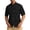 Black, variant on Havenx Long Sleeves Fishing Shirts for Men Button Down Collared Shirt with Zipper Pockets Solid Color Dress Summer Travel Work Hiking Fishing Clothing,White L