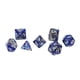 thumbnail image 4 of Dados poliédricos numéricos Bling Bling juego de 4 Dados poliédricos blancos grandes, 4 of 12