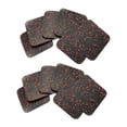 thumbnail image 2 of S SERENABLE 12Pcs Treadmill Mat Rubber Pad Multifunctional Exercise Equipment Pad for Washer black and red, 2 of 8