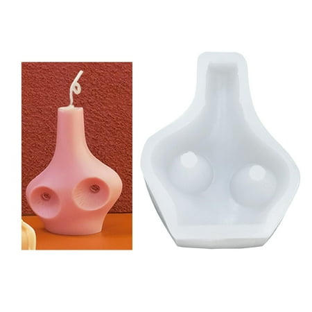 3D Vase Shaped for Handcrafted Candle Decorated Candle meltinging Molds Epoxy Resin Gypsum Silicone Concrete Statue Molds 11.5x9x3.5cm