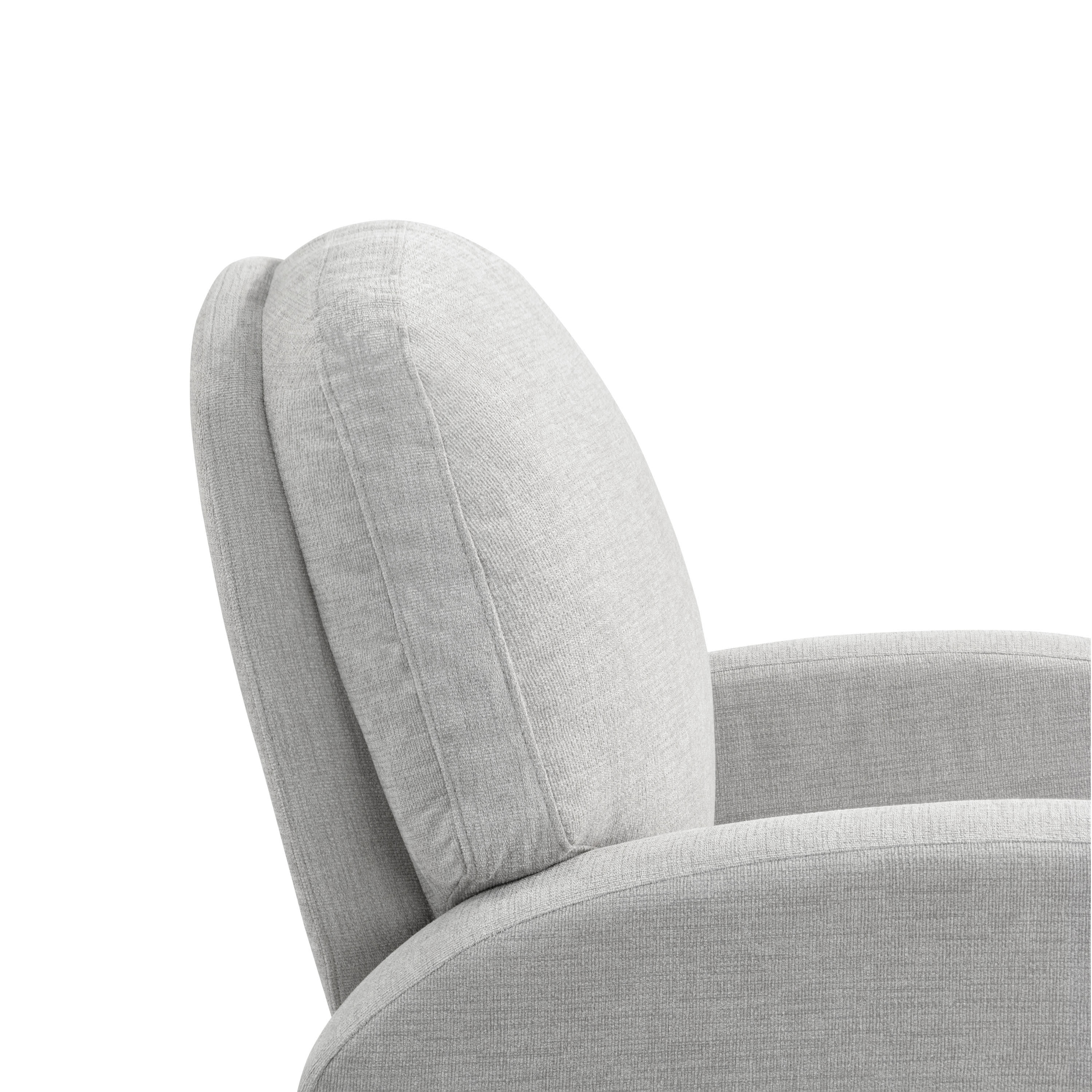 Relax-A-Lounger Pearson Modern Swivel Recliner, Light Gray Fabric