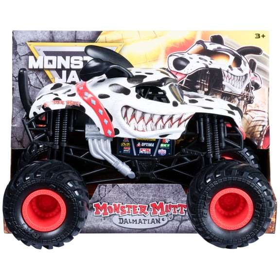 Monster Jam Dalmatian Collectible Monster Truck, 1:24 Scale