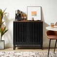 thumbnail image 2 of Nmkwnr 2 Doors Wood Storage Cabinet with Metal Legs, Perfect for Living Room, Kitcheb, Black, 2 of 10