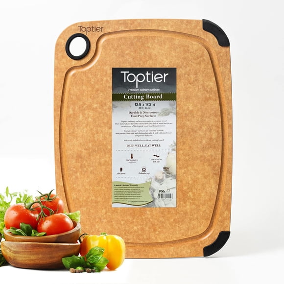 Tabla de cortar Toptier 44 x 33 cm antideslizante y reversible