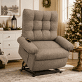 thumbnail image 3 of UHOMEPRO Lift Chair for Elderly Adult, Electric Lift Recliner Chair with 3 Independent Motors, Easy Stand Assist Power Recliner for Living Room, Home Office and Home Theater, 3 of 10