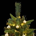 thumbnail image 3 of Árbol de Navidad artificial con bisagras VidaXL con LED de 1,8 m y soporte, 3 of 9
