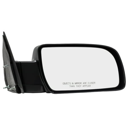 98 Chevy S10 Blazer Mirror (Passengers Manual Side View Mirror Standard Type w/ Metal Base Replacement for Chevy GMC Pickup Truck Blazer Suburban Yukon Tahoe)