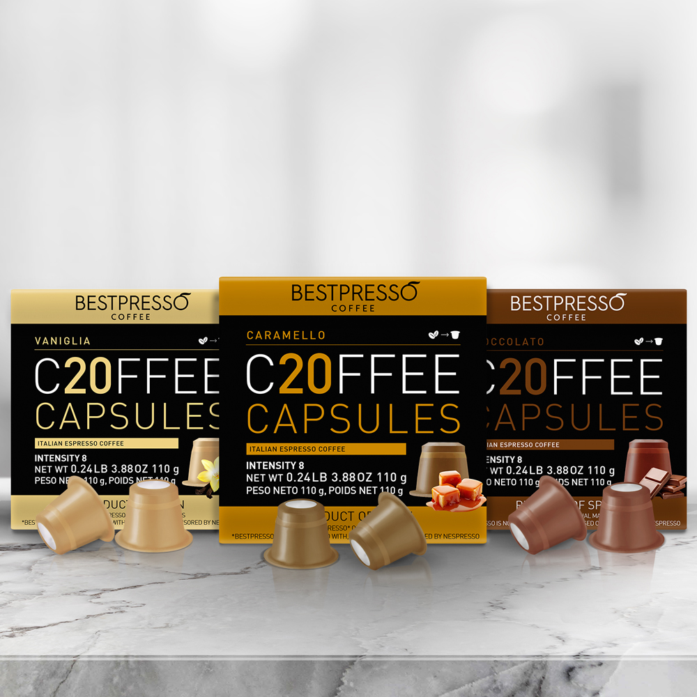 Nespresso Capsules – 120 Pods Pack of Strong & Extra Intense