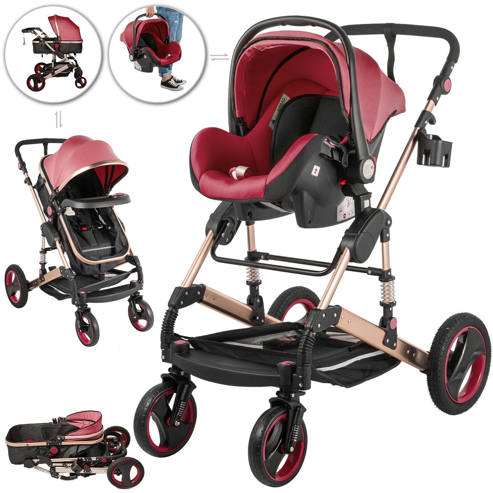 3 in 1 push chair