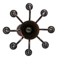 thumbnail image 3 of Meyda Tiffany 14719 Mahogany Bronze 8 Light 8-1/2" Wide Chandelier, 3 of 7
