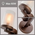 thumbnail image 2 of Vintage Wall Light,Farmhouse Porch Wall Lamp,Indoor Wall Sconces with Glass Shade,Modern Wall Light Fixtures for Mirror Hallway, 2 of 6