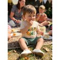 thumbnail image 6 of BemeyourBBs Baby Boy Girls First Birthday Outfit Wild One Years Old Birthday Summer Clothes Short Sleeve Letters Zoo Animals Print T Shirt Tops and Elastic Waist Pockets Shorts Set, 6 of 9
