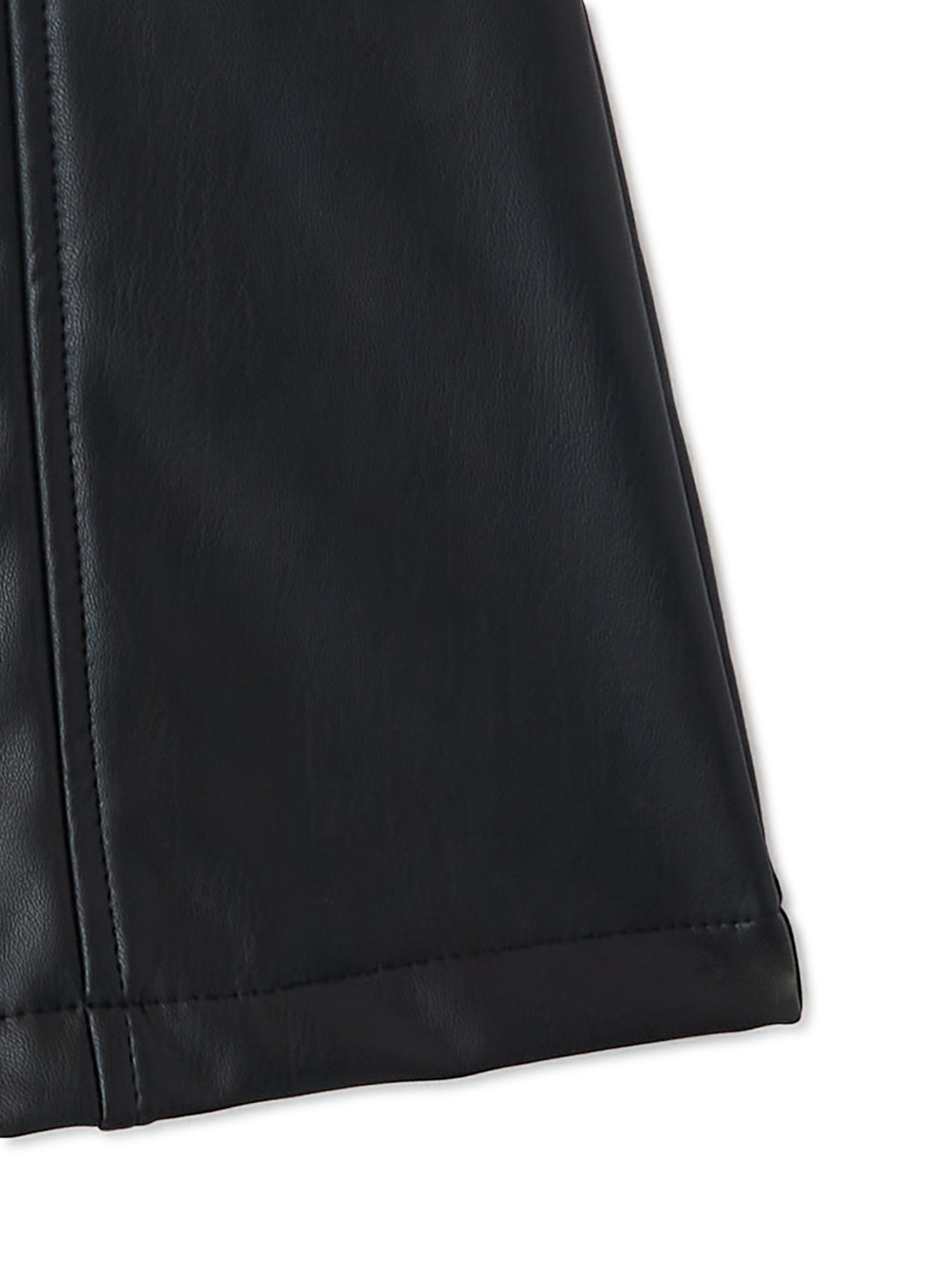 Wonder Nation Girls Faux Leather Skirt, Sizes 4-18 & Plus