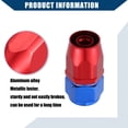 thumbnail image 6 of AN12 Female Fuel Line Adapter Fittings Top 0 Degree Fuel Line Connector for Car Blue Red, 6 of 6
