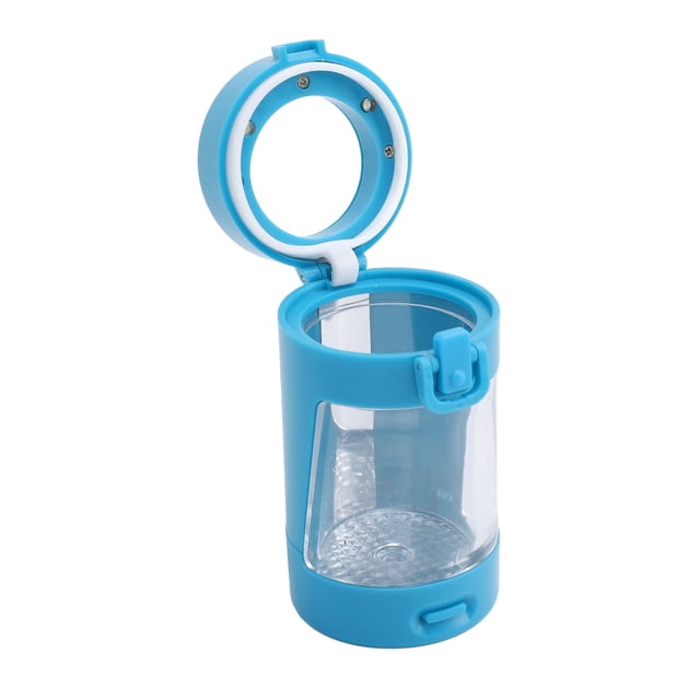 Sealed Storage Jar, Durable Rechargeable Keep Humidity Easy To Use Portable Magnifying Viewing Jar Light Versatile for Home Blue,Black,Purple,Rose