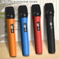 thumbnail image 6 of Wireless Microphones Handle Sleeve Rubber Handle Covers for KTV Singers Rubber AntiDrop Protective Covers, 6 of 8