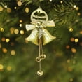 thumbnail image 6 of Christmas Cow Bells for Decoration 9.4in Christmas Tree Hanging Decoration Accessories Santa Claus Bells Christmas Gift Hanging Decoration, 6 of 6
