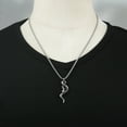 thumbnail image 2 of Gothic Jewelry Men's Stainless Steel Animal Snake Pendant Necklace, 2 of 6