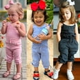 thumbnail image 4 of Bébés Enfants Bébé Filles Rompers Jumpsuit Strap Combinaison Solaire Vêtements Tenues, 4 of 5