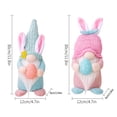 thumbnail image 5 of 1PC Easter Gnomes Plush With Light, Spring Easter Bunny Handmade Swedish Tomte with Easter Eggs Elf Stuffed Doll Rabbit Faceless Gnome Decorations for Easter Favor Gifts Home Table Ornament, 5 of 7