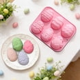 thumbnail image 4 of 3D Easter Egg 6 Cavities Easter Chocolate Silicone Rabbit Egg Tray Non Stick Baking For Easter Chocolate Cakes And Desserts, 4 of 6